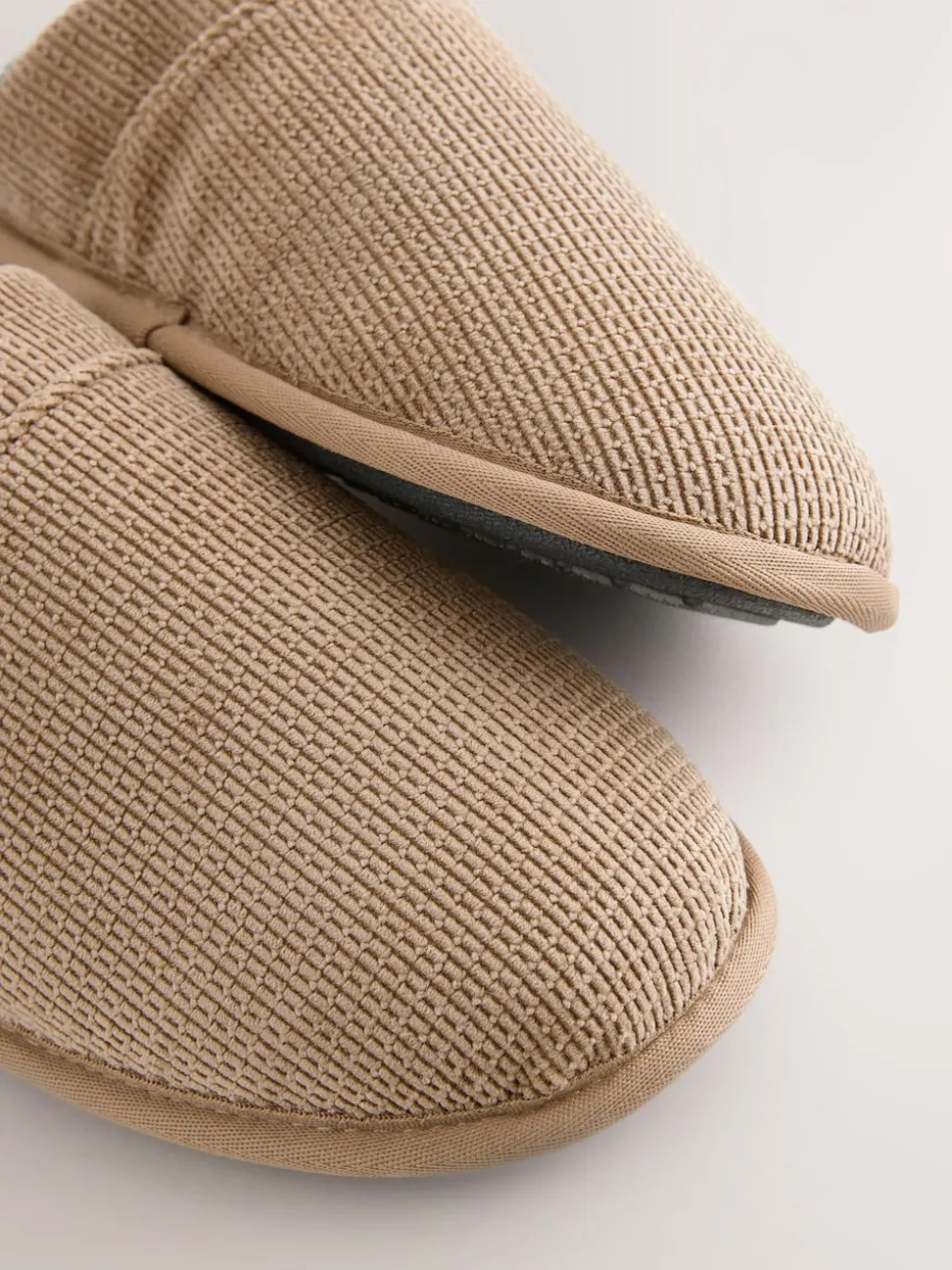 Tan Brown Mule Slippers