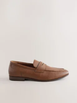 Tan Brown Penny Loafers