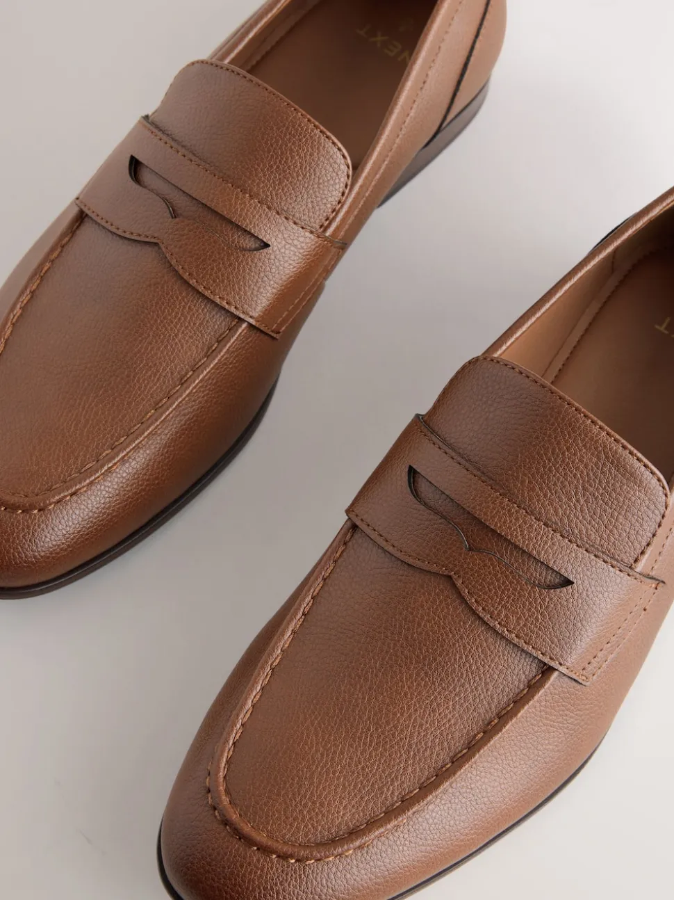 Tan Brown Penny Loafers