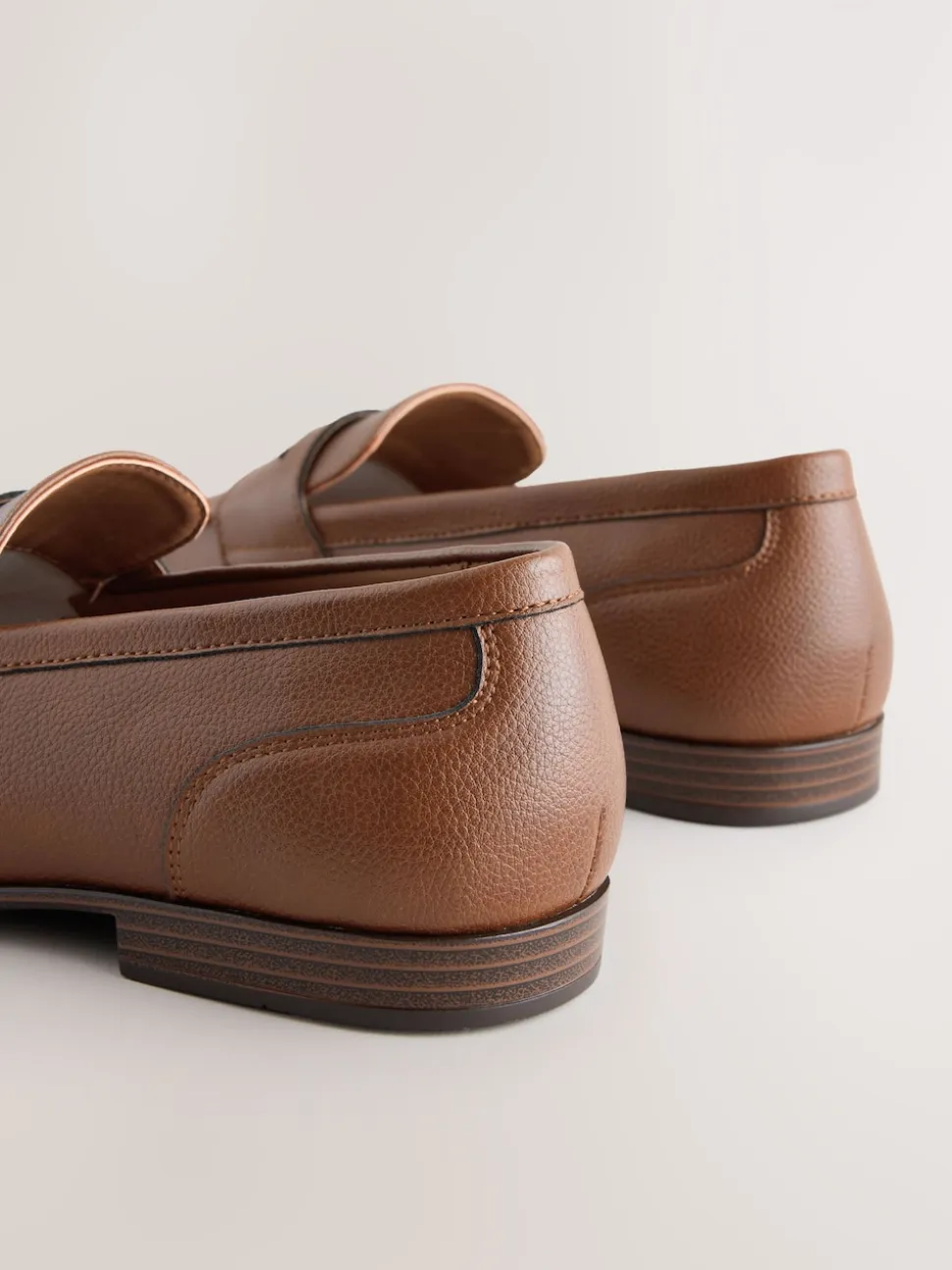 Tan Brown Penny Loafers