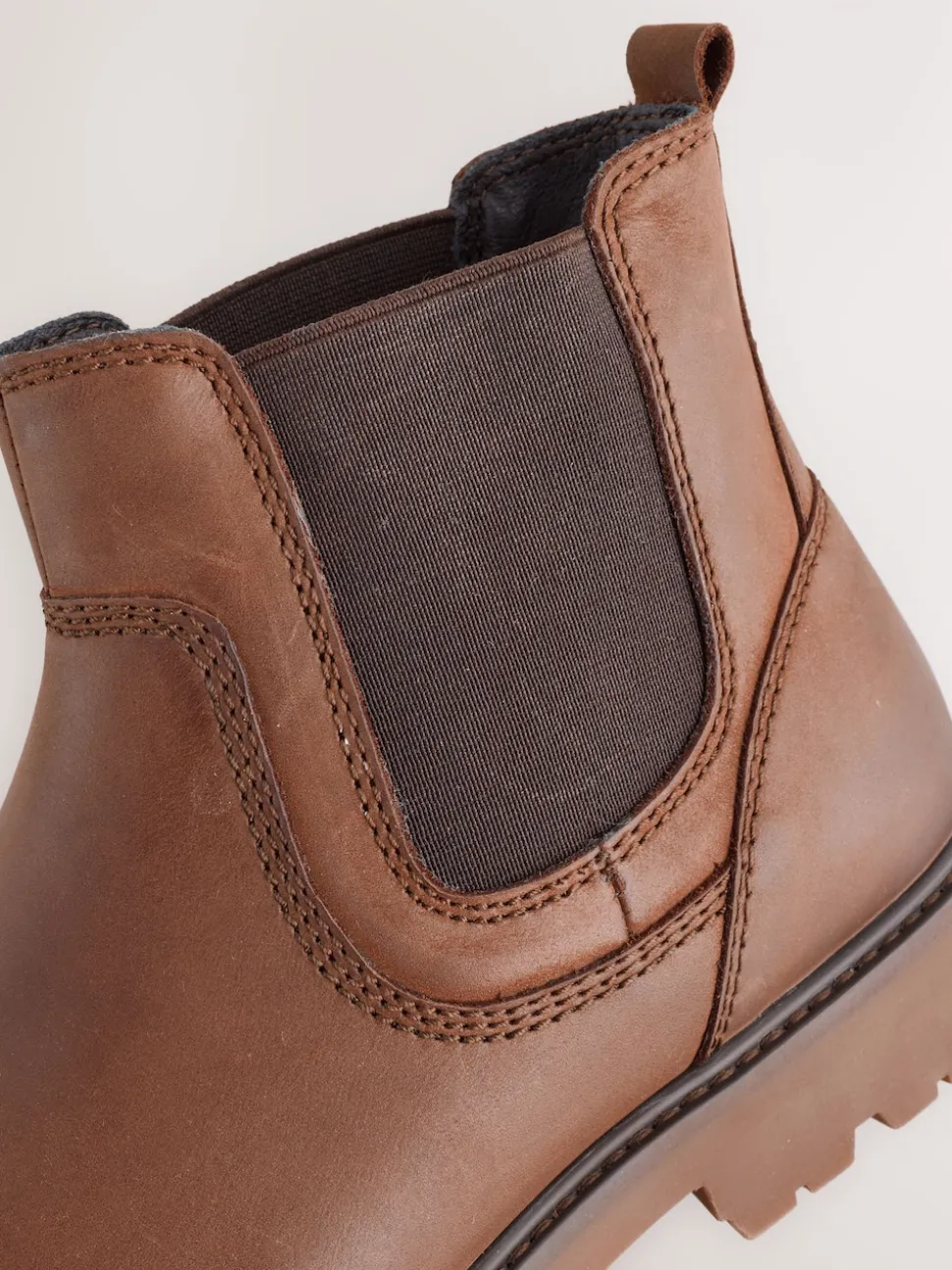 Tan Brown Relaxed Chelsea Boots