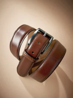 Tan Brown Signature Formal Belt