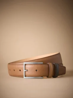 Tan Brown Signature Leather Belt