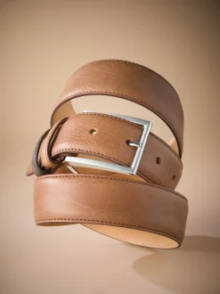 Tan Brown Signature Leather Belt