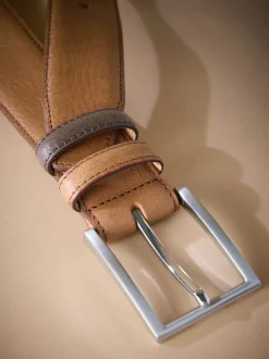 Tan Brown Signature Leather Belt