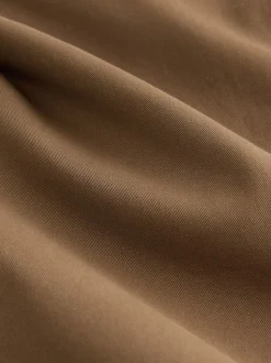 Tan Brown Slim Fit Stretch Chinos Trousers