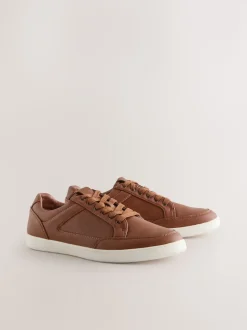 Tan Brown Smart Casual Trainers