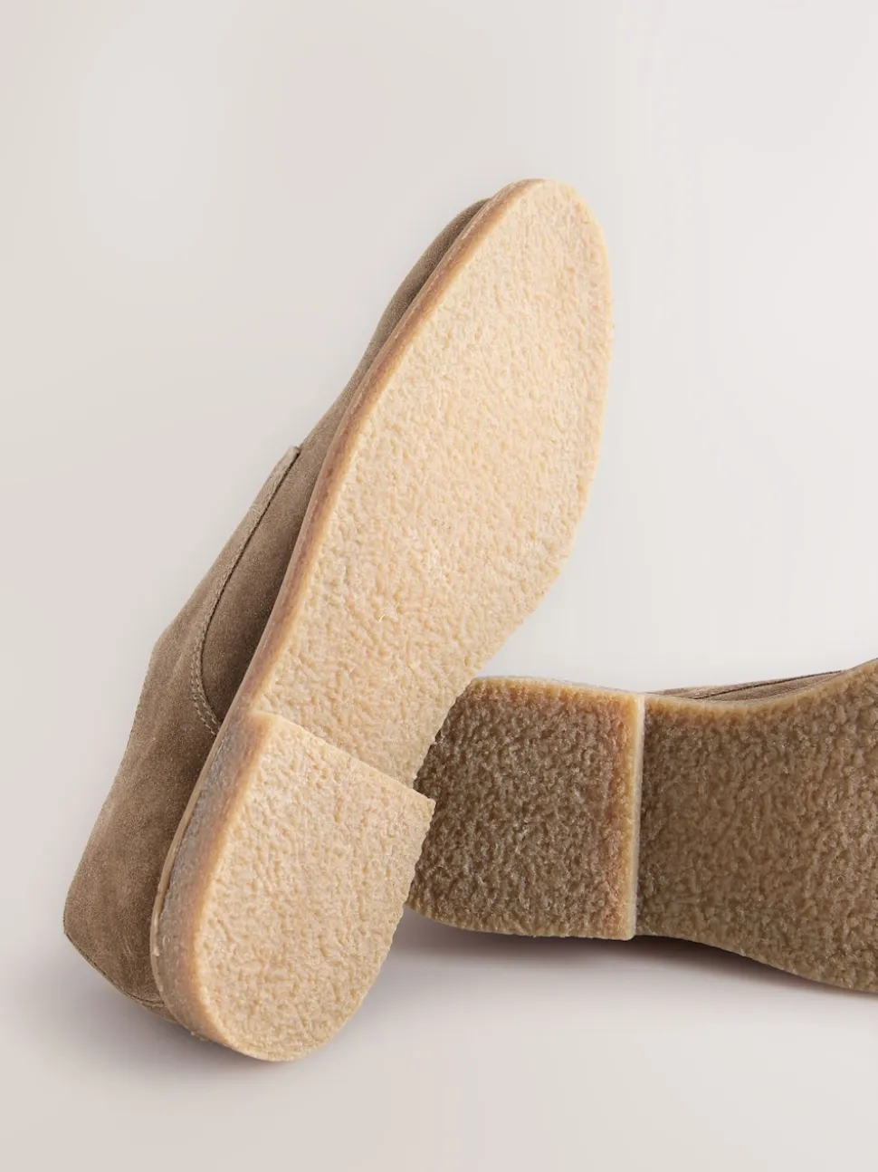 Tan Brown Suede Derby Shoes