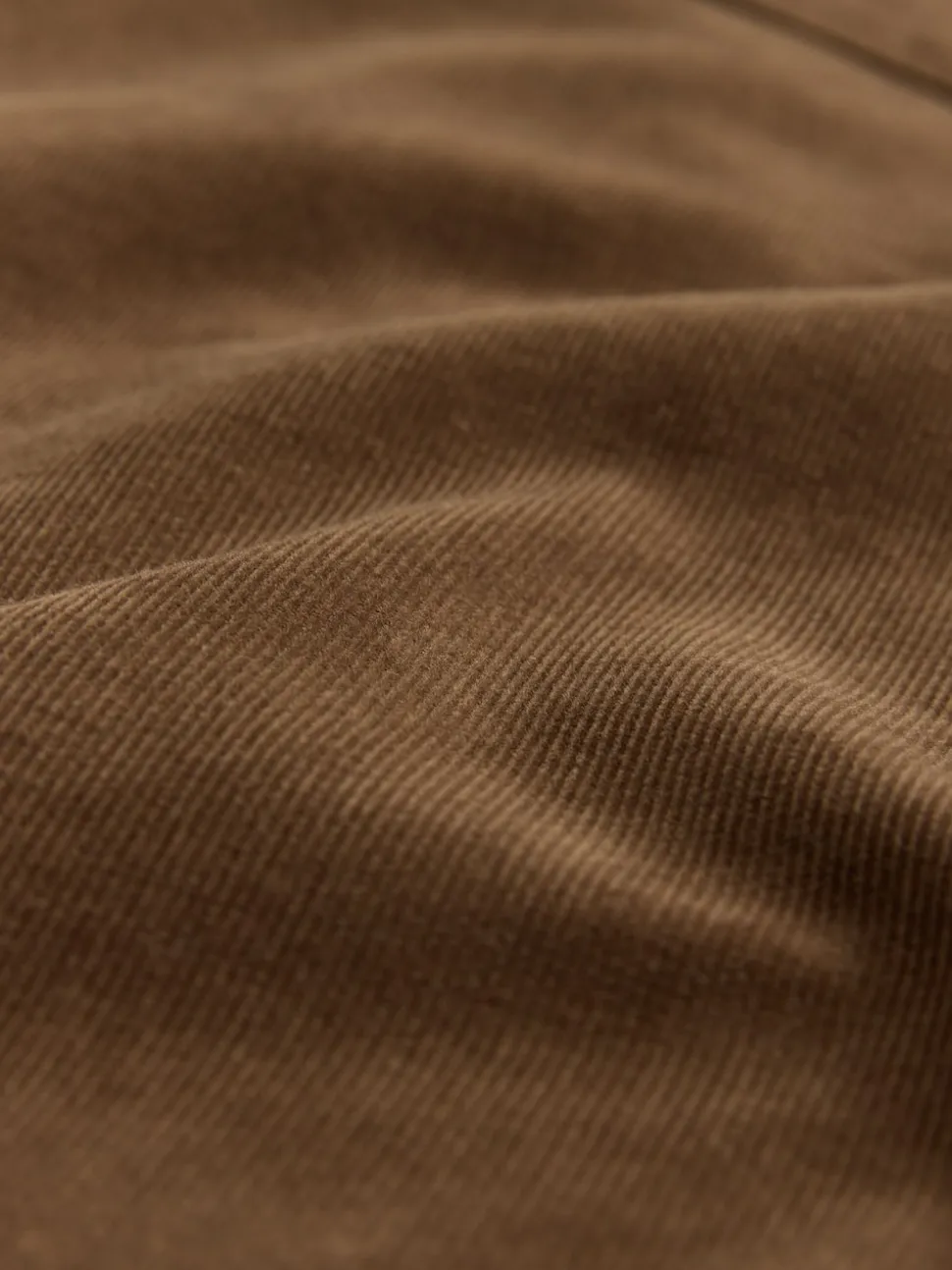 Tan Brown Western Styling Long Sleeve Cord Shirt
