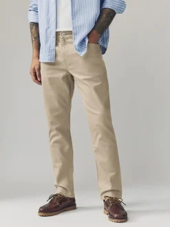 Tan Single Slim Fit Classic Stretch Jeans
