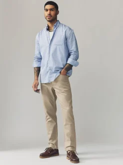 Tan Single Slim Fit Classic Stretch Jeans