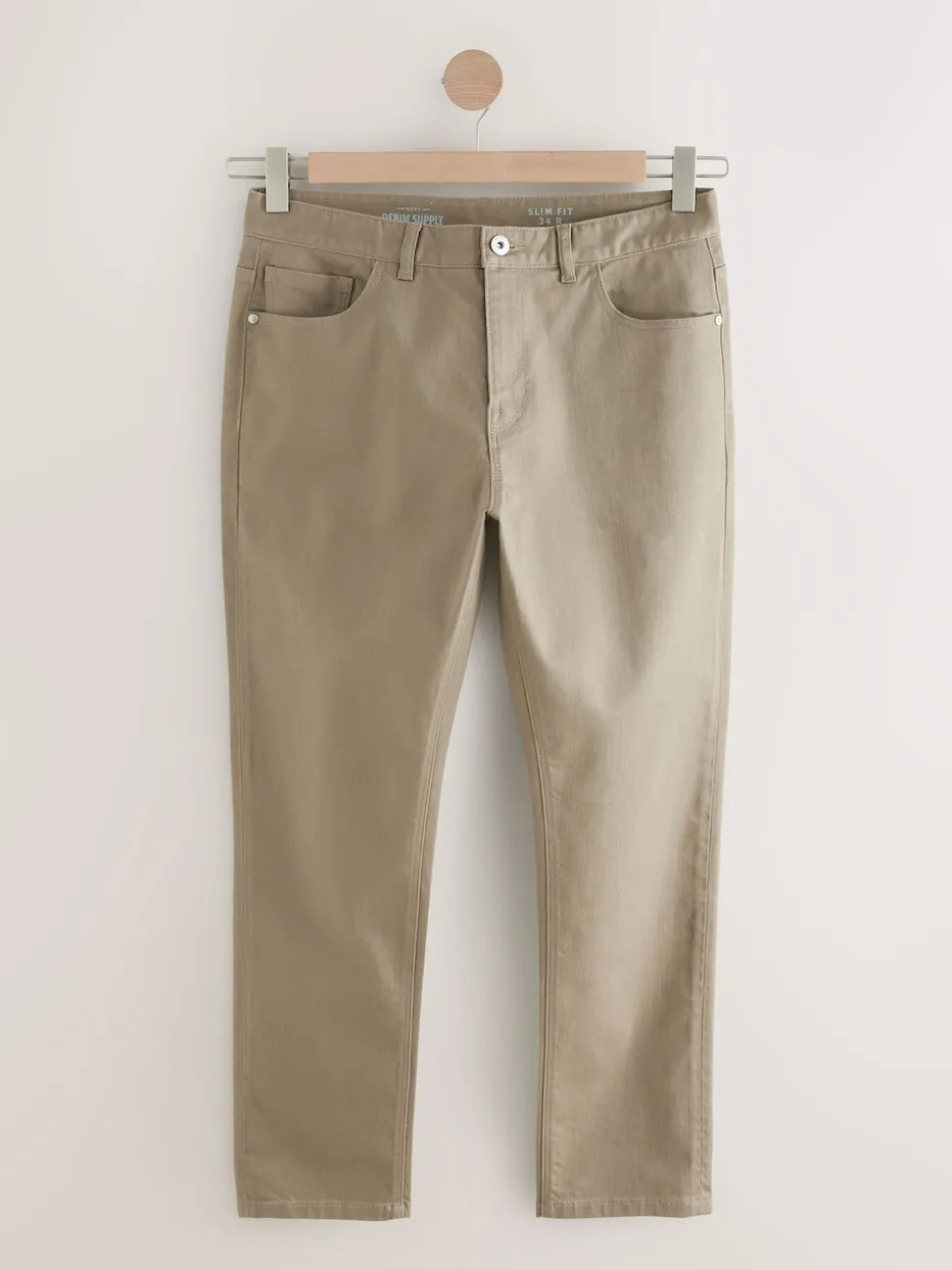 Tan Single Slim Fit Classic Stretch Jeans