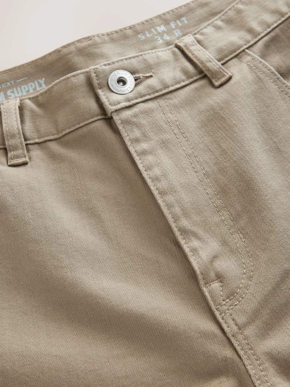 Tan Single Slim Fit Classic Stretch Jeans
