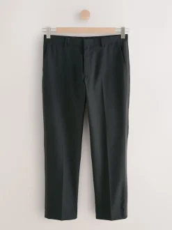 Tape Detail Regular Fit Tuxedo Suit Trousers
