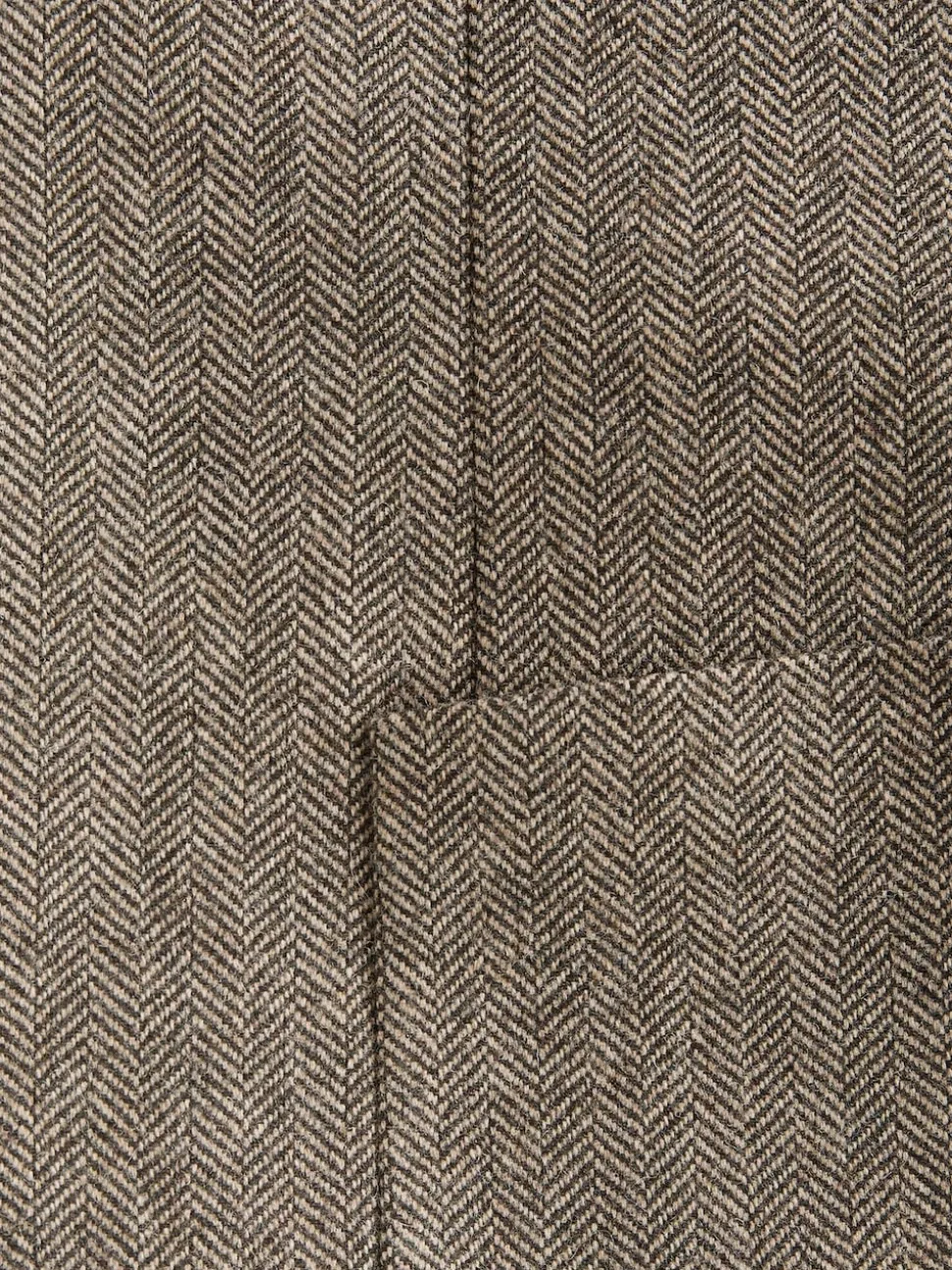 Taupe Regular Fit Wool Rich Herringbone Blazer