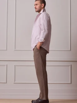 Taupe Straight Fit Ultimate Chino Trousers
