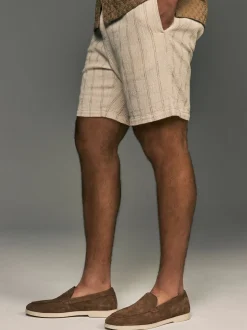 Taupe Suede Loafers