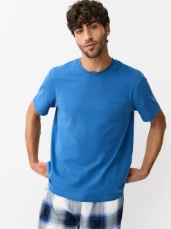 Teal Blue Motionflex Cosy Short Sleeve Pyjamas Set
