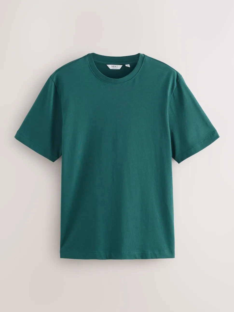 Teal Blue Regular Fit Heavyweight T-Shirt