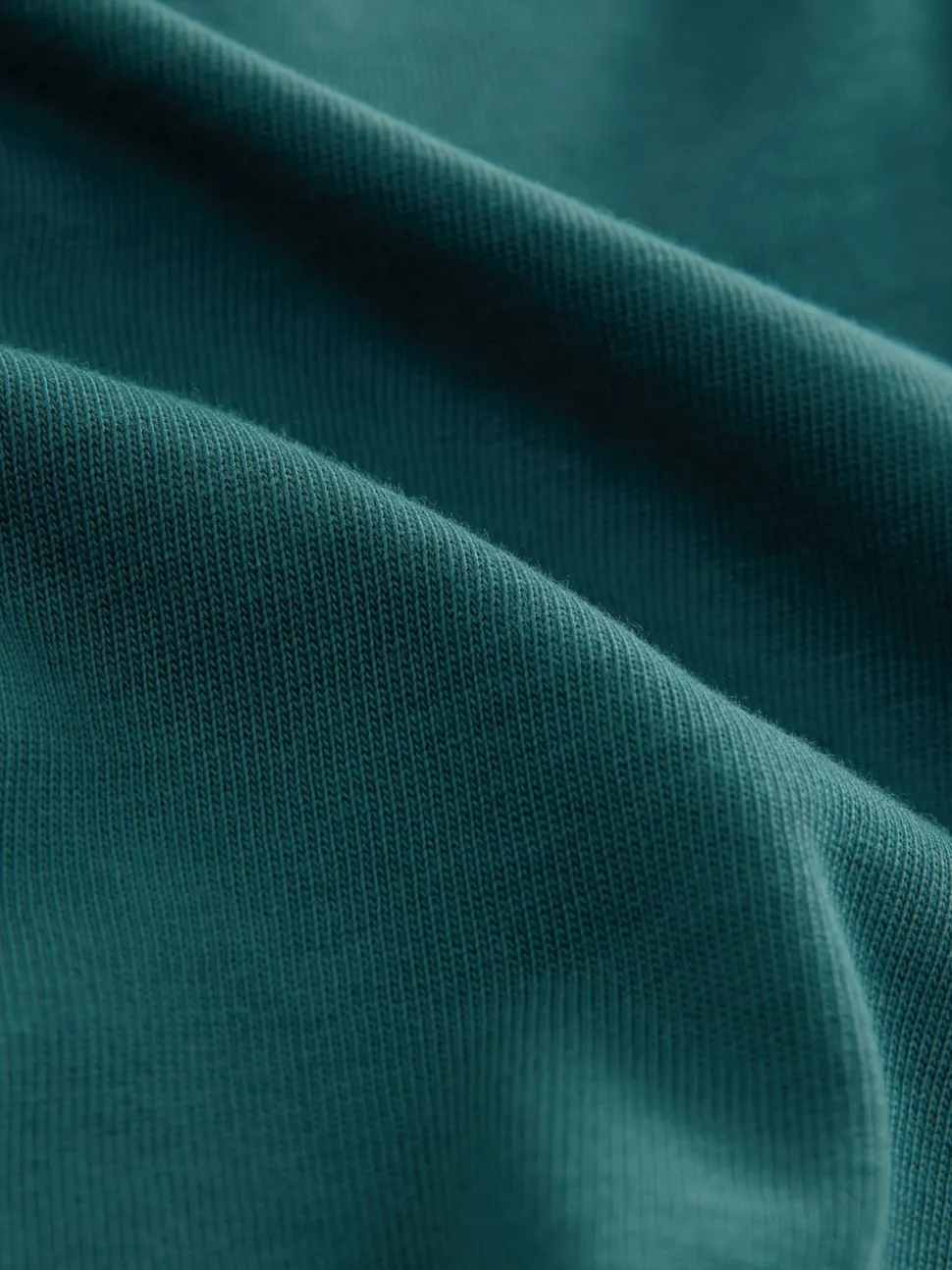 Teal Blue Regular Fit Heavyweight T-Shirt