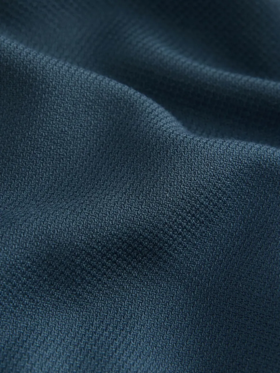 Teal Blue Slim Fit Textured Suit Trousers