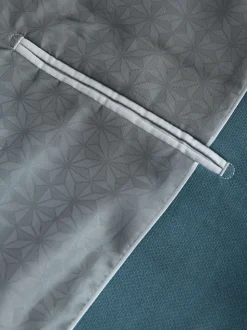 Teal Blue Slim Fit Textured Suit Jacket