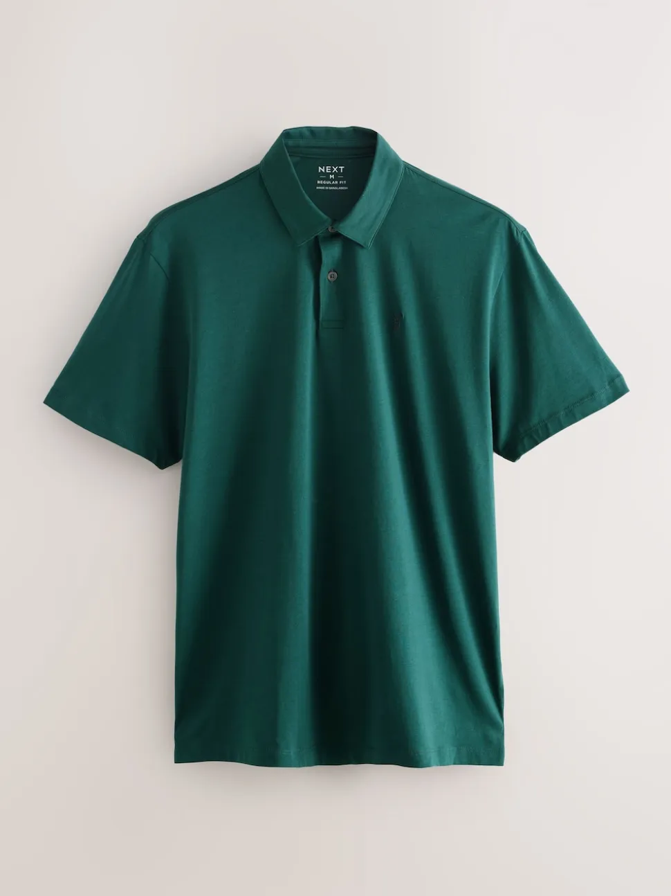 Teal Blue/Black/Rust Red Plain Short Sleeve Jersey Polo Shirts 3 Pack
