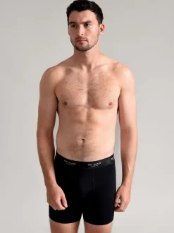Ted Baker Black Cotton Boxer Briefs 3 Pack