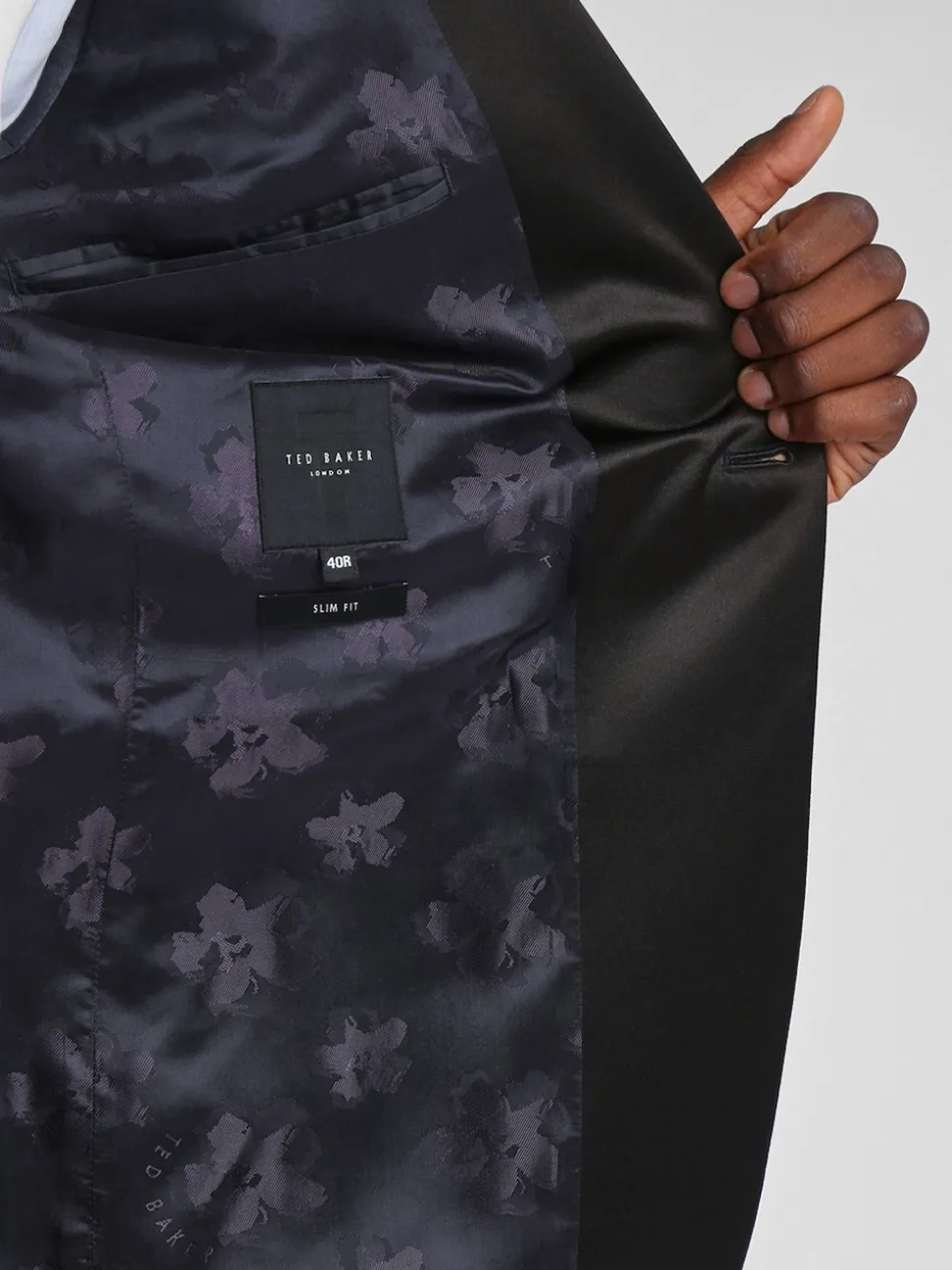 Ted Baker Black Tuxedo Slim Jacket