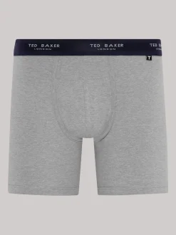 Ted Baker Blue Mix Boxer Trunk Briefs 3 Pack
