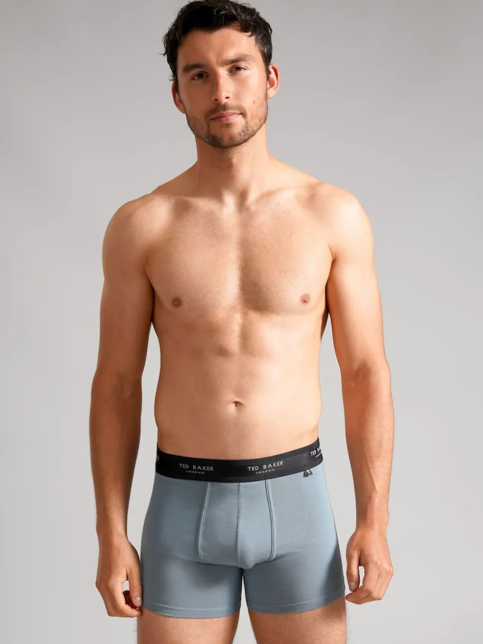 Ted Baker Blue Mix Boxer Trunk Briefs 3 Pack