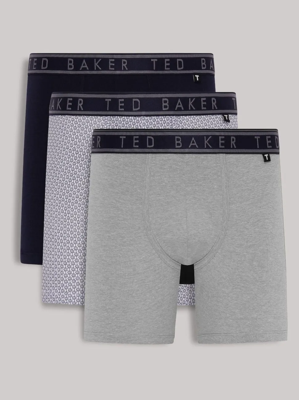 Ted Baker Blue Tree Heater Boxer Briefs 3 Pack
