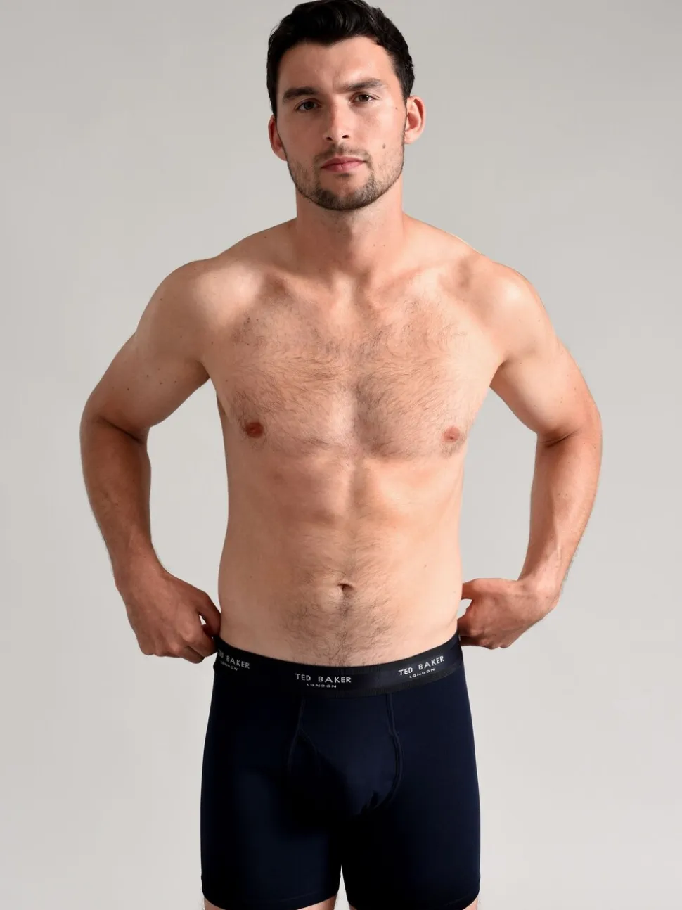 Ted Baker Natural Cotton Boxer Briefs 3 Pack