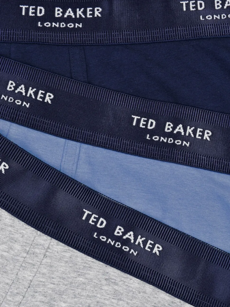 Ted Baker Natural Cotton Boxer Briefs 3 Pack