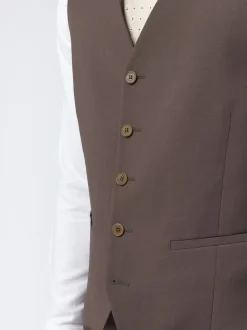 Ted Baker Tailoring Brown Tonic Waistcoat