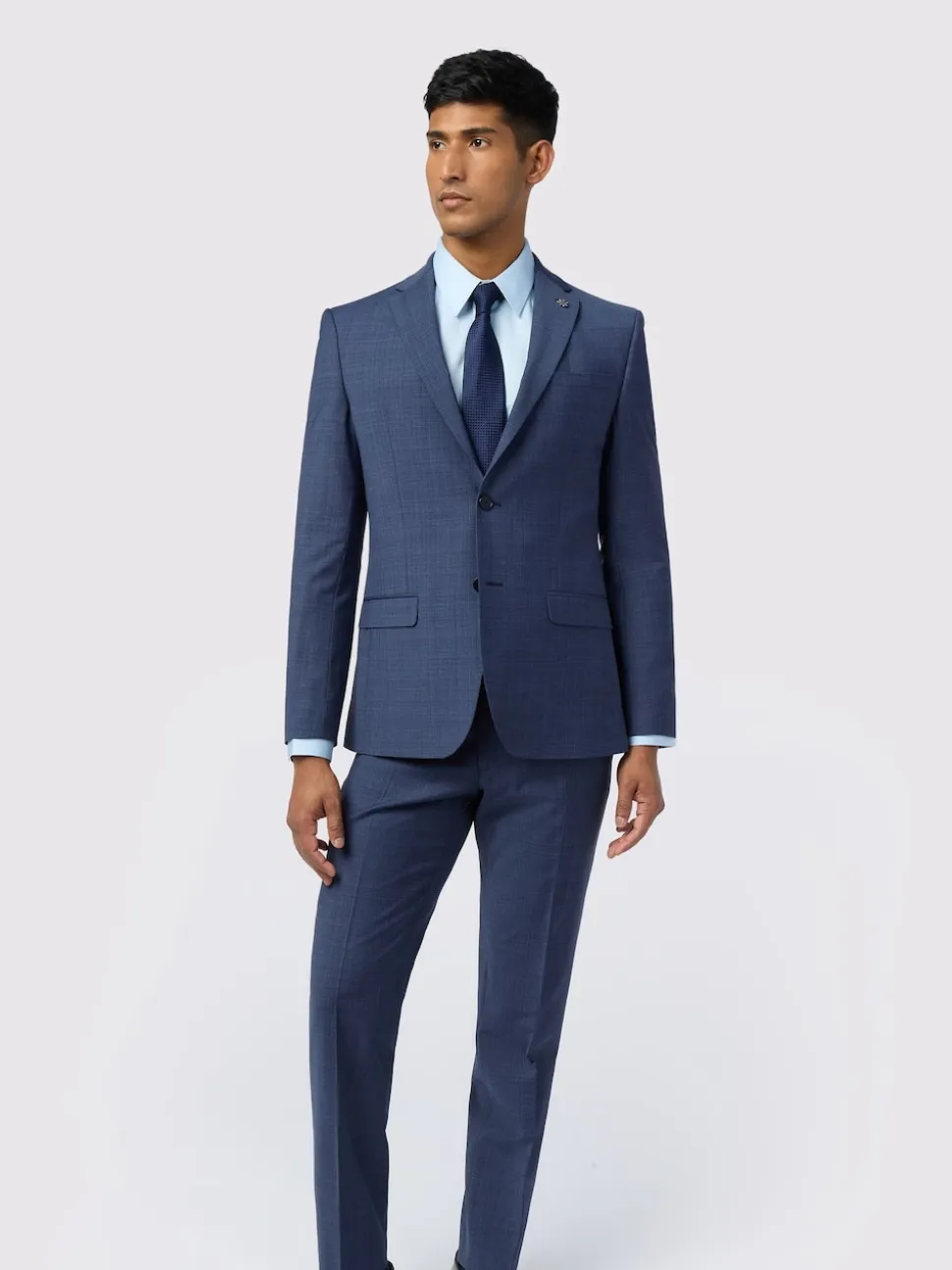Ted Baker Tailoring Slim Blue Foyle Airforce Scratch Jacket