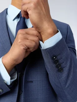 Ted Baker Tailoring Slim Blue Foyle Airforce Scratch Jacket