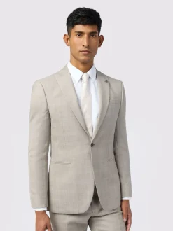 Ted Baker Tailoring Slim Natural Donne Check Jacket