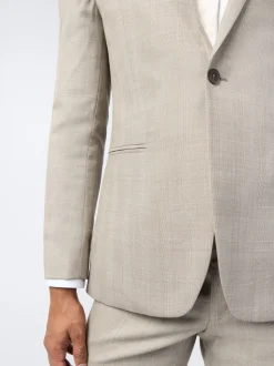 Ted Baker Tailoring Slim Natural Donne Check Jacket