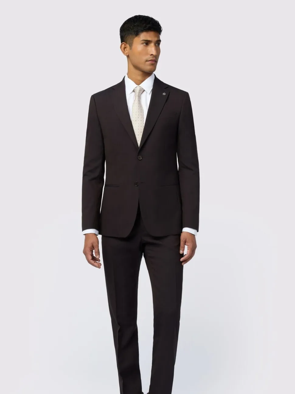 Ted Baker Tailoring Slim Purple Alben Plum Tonic Jacket