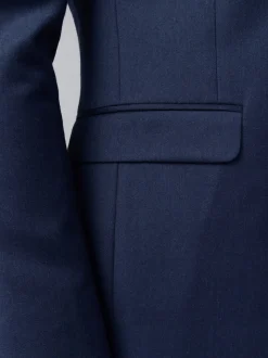 Ted Baker Tailoring Slim Blue Keats Flannel Jacket