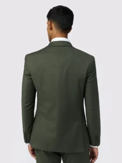 Ted Baker Tailoring Slim Green Lear Flannel Jacket