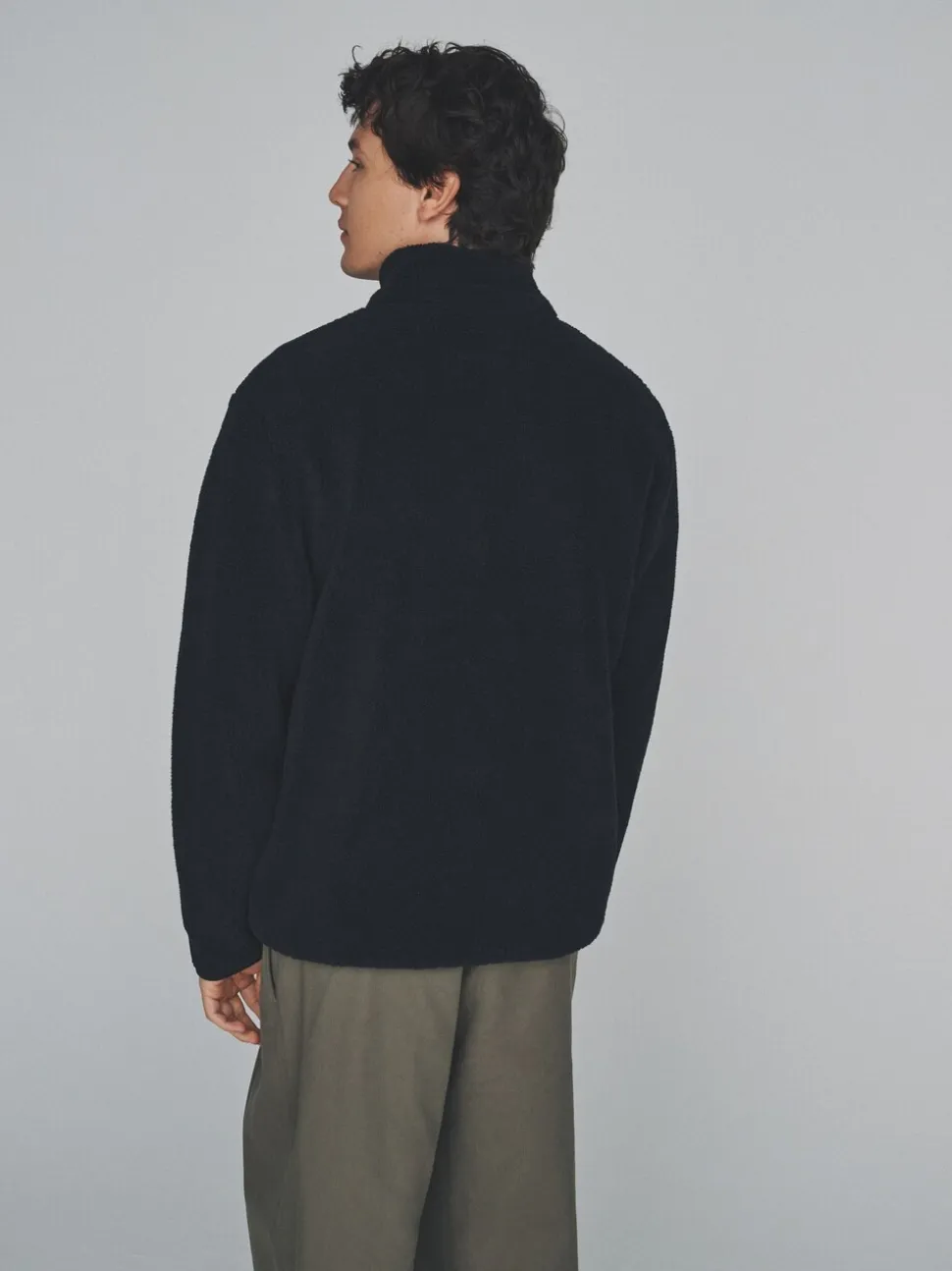 The Set 2 Pack Borg Quarter Zip Fleeces Black/Cream
