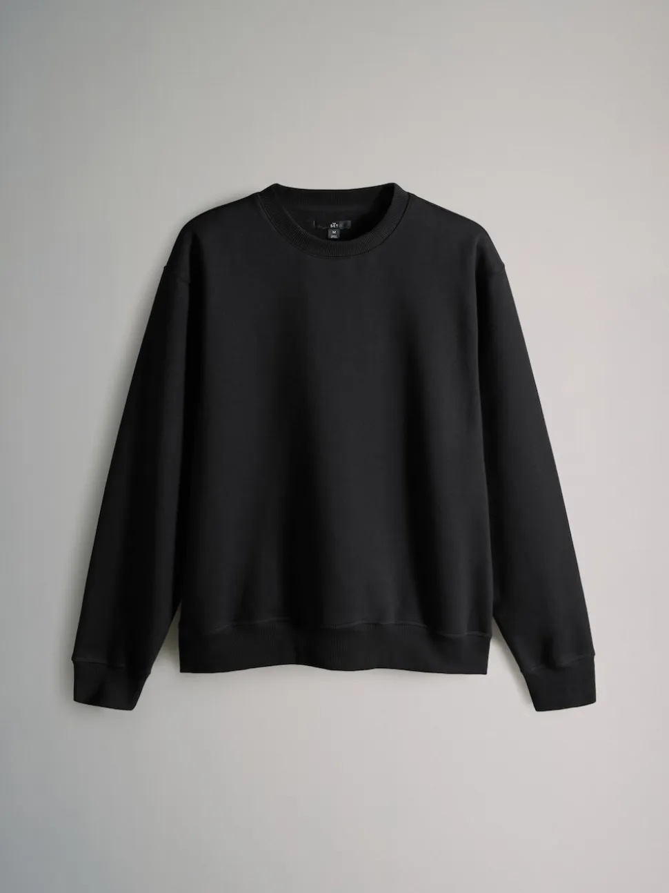 The Set 3 Pack Crew Neck Relaxed Fit Sweatshirts Black/Brown