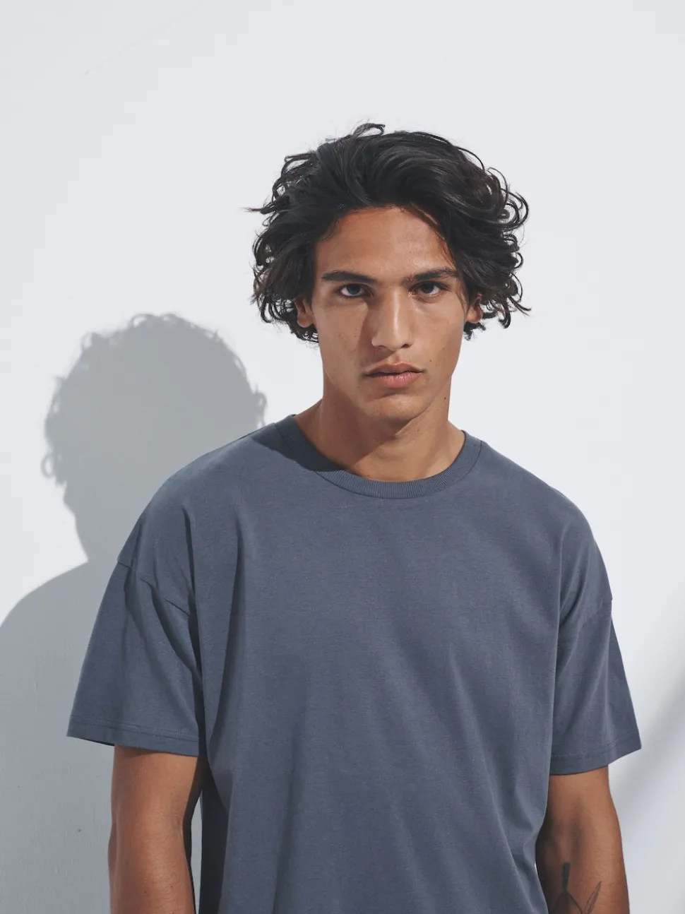 The Set 2 Pack Jersey T-Shirt and Flannel Pyjamas Black/Grey