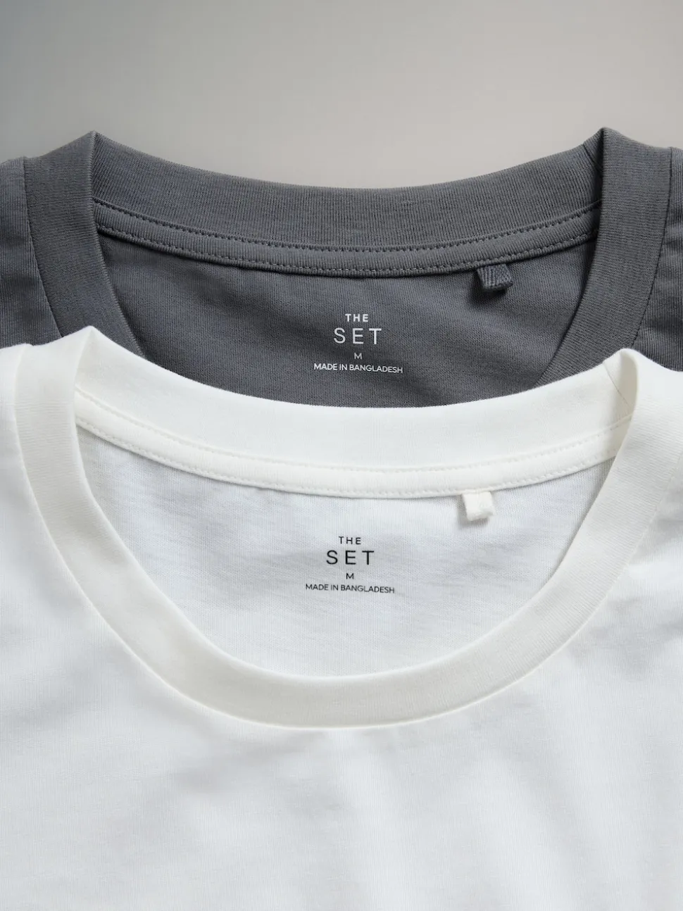 The Set 2 Pack Jersey T-Shirt and Flannel Pyjamas Black/Grey
