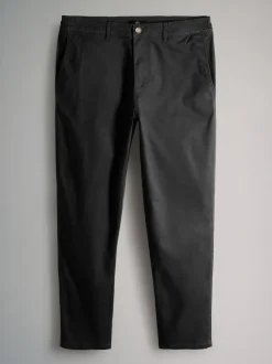 The Set 3 Pack Slim Leg Chino Trousers Black/Brown/Cream