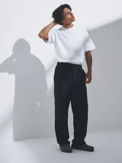 The Set 4 Pack Wide Leg Joggers Black/Grey