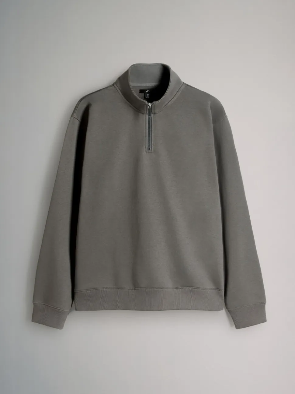 The Set 2 Pack Zip Neck Sweatshirts Black/Grey