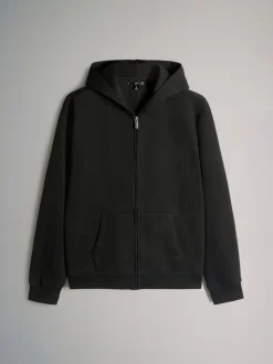 The Set 3 Pack Zip Through Hooded Sweatshirt Black/Grey/Green